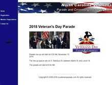 Tablet Screenshot of ncveteransparade.com